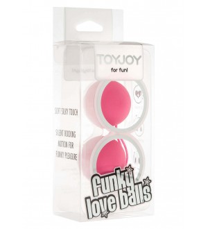 PALLINE FUNKY LOVE BALLS PINK