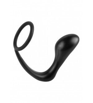 STIMOLATORE PROSTATA ASS-GASM COCKRING PLUG BLACK