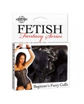 Manette Ff Beginners Furry Cuffs Black