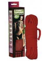 Fune di cotone rossa 10 m