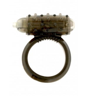 Anello vibrante nero con set di 3 anelli neri