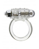 Anello vibrante bianco con set di 3 anelli bianco