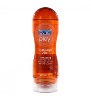 GEL MASSAGGIO E LUBRIFICANTE DUREX MASSAGE 2 IN 1 Stimulating , 200ml