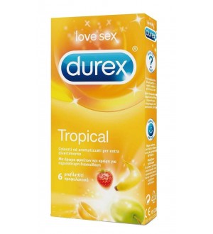 Profilattici Durex Tropical 6 Pezzi