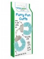 Manette in peluche color azzurro,per giochi erotici