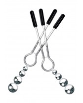 Pinze per capezzoli EVE'S NAUGHTY NIPPLE CLIPS SILVER