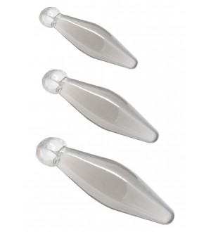 Vibratore silver + Plug anale3 pezzi