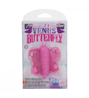 Mini vibratore indossabili MICRO WIRELESS VENUS BUTTERFLY PINK