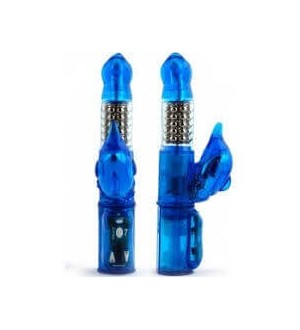 VIBRATORE RABBIT ECLIPSE ULTRA VIBRATOR BLUE