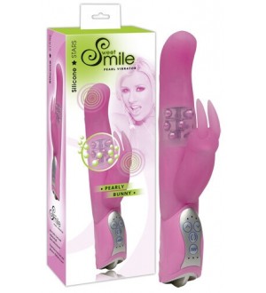 VIBRATORE RABBIT PEARLY BUNNY - SMILE - ROSA