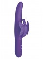 VIBRATORE RABBIT VIOLA 10 FUNZ ONDEGGIAMENTO FARFALLA PURPLE