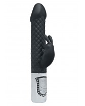 Vibratore Rabbit DIAMOND DANCER RABBIT BLACK