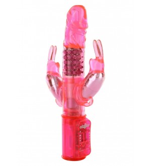 Viibratore con Doppio Rabbit DOUBLE RABBIT PLEASURES VIBE PK