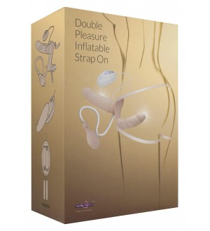 Strap-On Doppio Gonfiabile Con Vibrazione Col. Carne
