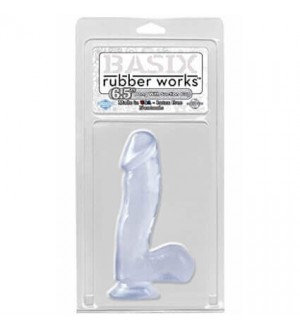 Dildo in Jelly Basix 6,5 Trasparente