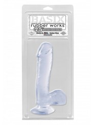 Dildo in Jelly Basix 7,5 Trasparente