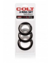 Kit di 3 anelli Colt Neri Colt