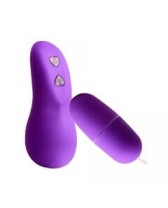 Ovetto Vibrante  Wireless Rosa Cuore 10 Funzioni