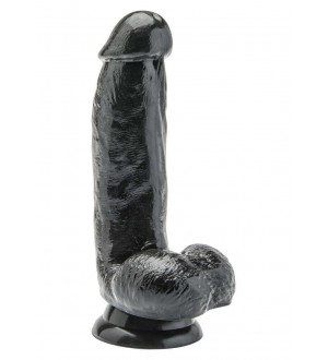 Dildo Realistico 6 Inch con Palle Color Carne e Nero