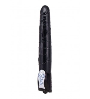 Vibratore Long John Color Carne e Nero