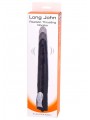 Vibratore Long John Color Carne e Nero