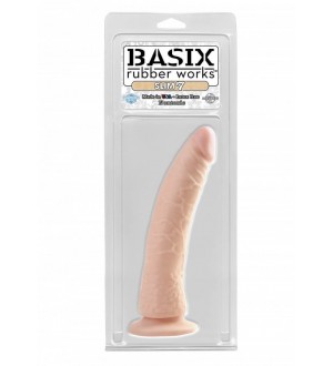 Fallo Realistico Slim 7 Inch with Suction Cup Basix