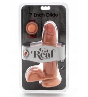 Dildo Realistico Dual Density Dildo7 Inch Balls