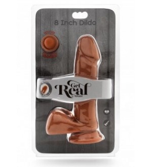 Dildo Realistico Dual Density 8 Inch Balls