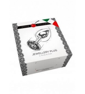 Plug anal argento small 7,5 cm