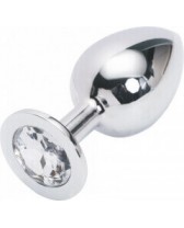 Plug anal argento small 7,5 cm