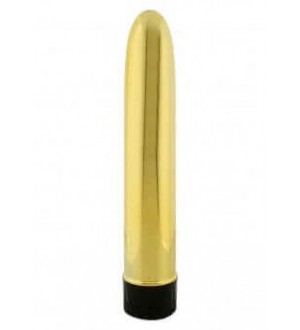 Vibratore Argento e Oro 19 cm