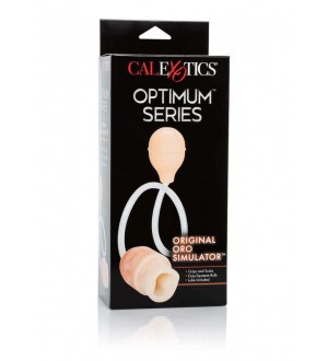 Masturbatore Con Effetto Realistico Con Pompa Aspirante  Optimum Series
