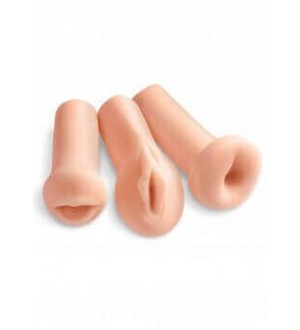 Kit Masturbatori Realistici All 3 Holes Bocca Vagina Ano