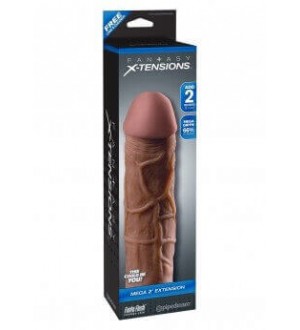Mega Estensione Pene Fantasy X-Tensions Colore Caramello Brown