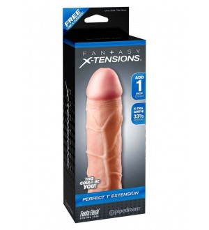 Mega Estensione Pene Fantasy X-Tensions Colore Caramello Brown