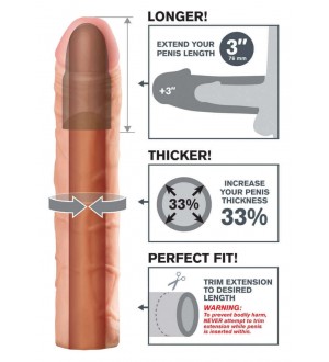 Perfect Estensione Pene Fantasy X-Tensions Colore Pelle  Skin