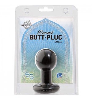 PLUG ANALE ROUND BUTT PLUG BLACK L