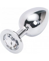 Plug anal argentato large 9cm