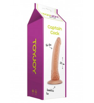 FALLO REALISTICO CAPTAIN COCK 20CM DONG FLESH